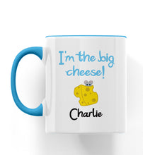 Load image into Gallery viewer, I&#39;m The Big Cheese! Cheeze Mouse Personalised Ceramic Mug
