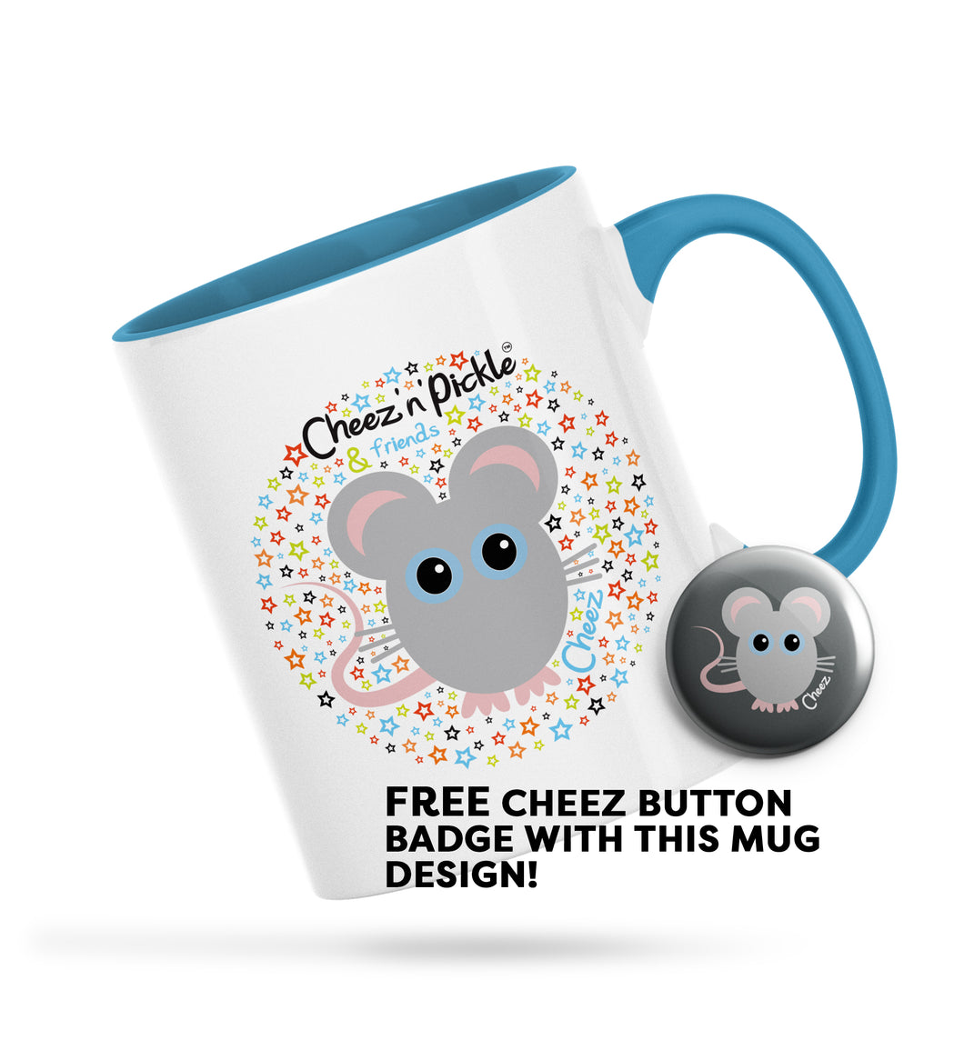 I'm The Big Cheese! Cheeze Mouse Personalised Ceramic Mug